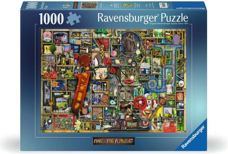 Ravensburger puzzel Geweldige alfabet – letter I en J, 1000 stukjes