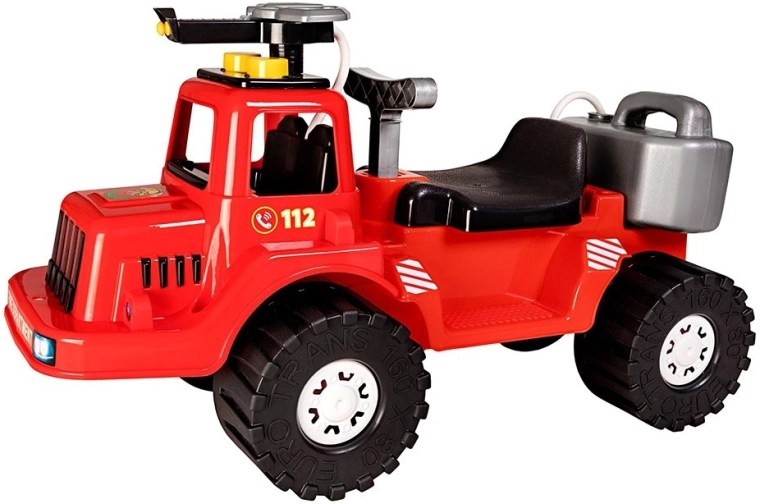 Kinderbrandweerloopauto met waterkanon BAYO, 70 cm