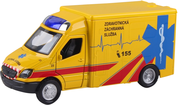 Hulpverleners ambulance ZZS Mercedes-Benz 1:36 zonder verpakking