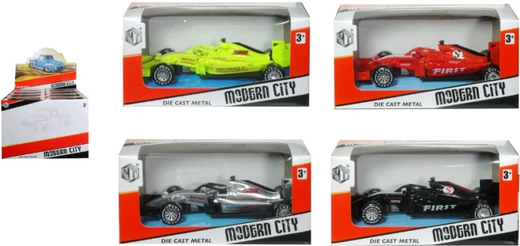 Raceauto – sportief model van metaal en kunststof