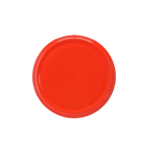 Deksel voor inmaakpotten 82 mm, rood met 6 klemmen
