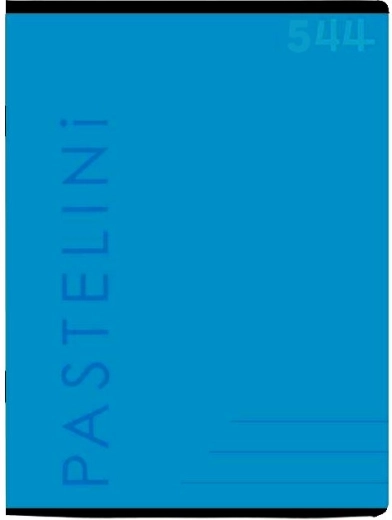 PASTELINI A5 gelijnd schrift blauw