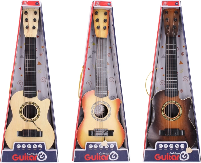 Kinder gitaar 55 cm met plectrum - 1 stuk