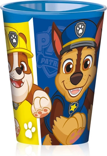Plastic beker 260 ml met PATROLA-motief