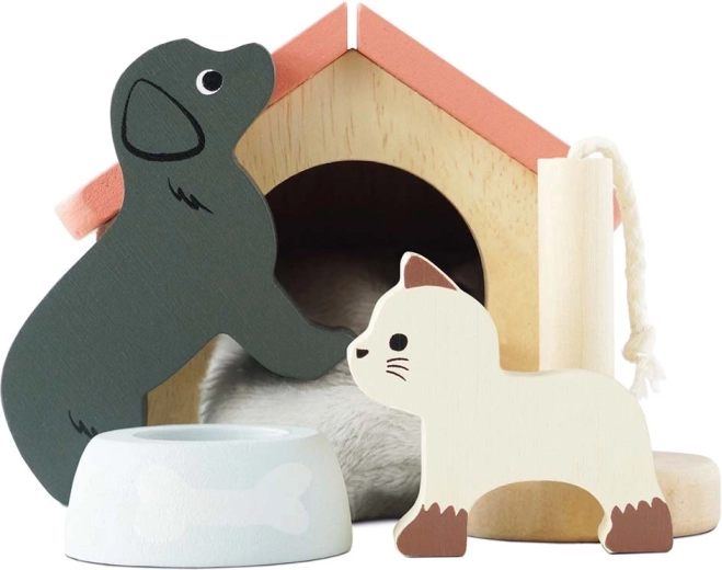 Le Toy Van set huisdieren voor poppenhuis