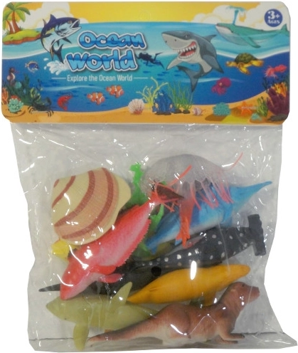 Set figuren van zeedieren – 8 stuks