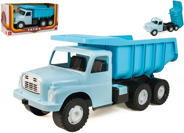 plastic auto Tatra 148 30 cm lichtblauw