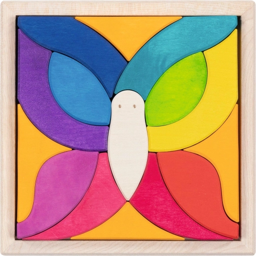Houten puzzel vlinder Butterfly Mariposa - 1 stuk