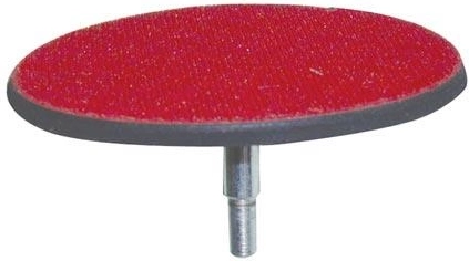 Drager voor schuurvellen 125 mm, zacht, met klittenband