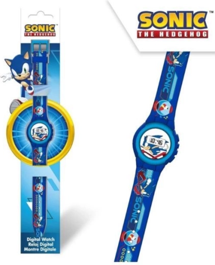Digitale Sonic-horloge - 1 stuk