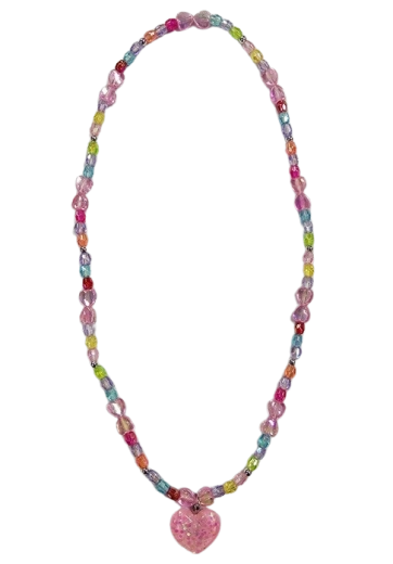 Kinderketting met hartjeshanger