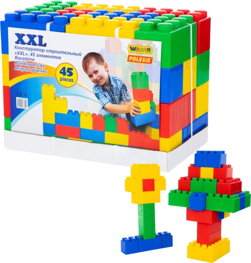 Bouwblokken XXL 45 stuks