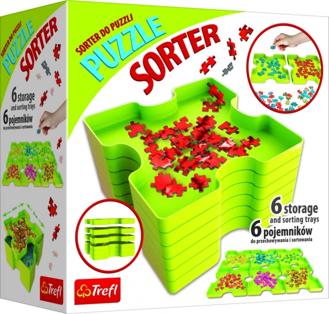 Puzzel sorter met accessoires 6 dozen Trefl