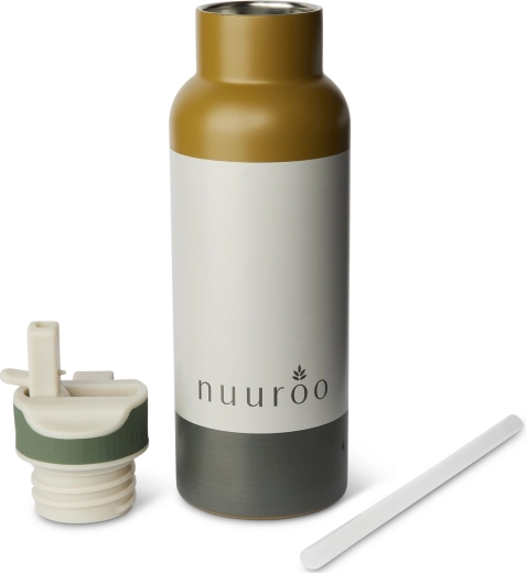Nuuroo Conrad roestvrijstalen fles 500 ml green mix