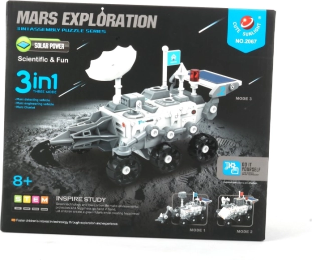 Zonne-onderzoek van Mars 3-in-1