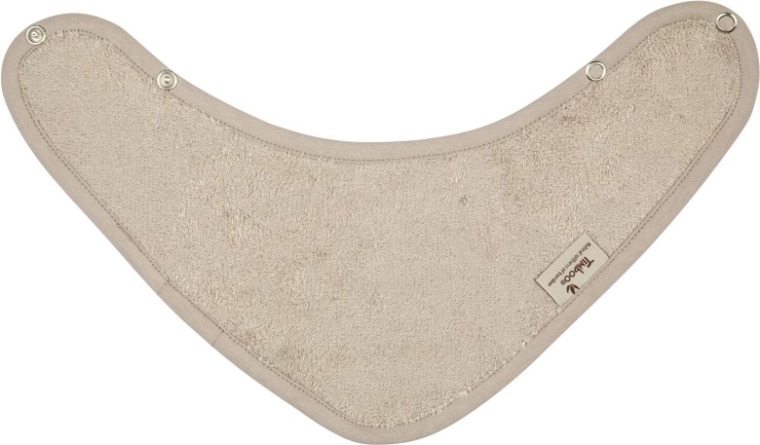 Timboo bandana-slabbetje feather grey