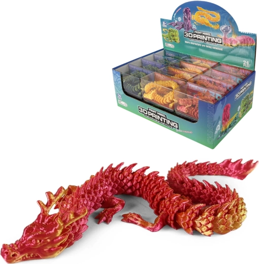 Magische Chinese draak uit 3D-print - 1 stuk