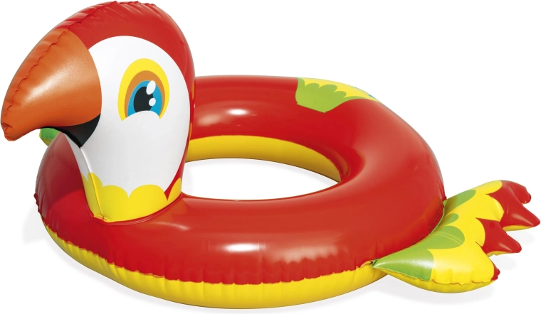 Kinder opblaasbare zwemring voor in het water Bestway papegaai - 1 stuk