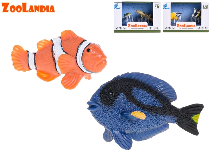 Zoolandia zeedieren – set plastic figuren voor in het aquarium, 3 soorten