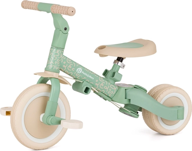 Petite&Mars driewieler 5-in-1 Turbo Green Twist