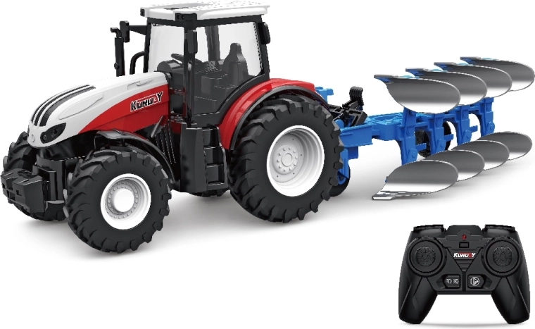 RC tractor 1:24 met ploeg
