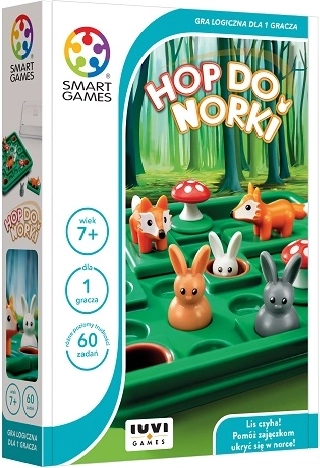 SmartGames Hop naar het hol – logisch reisspel