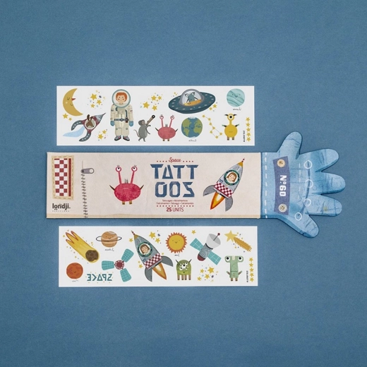 Londji tatoeage astronaut