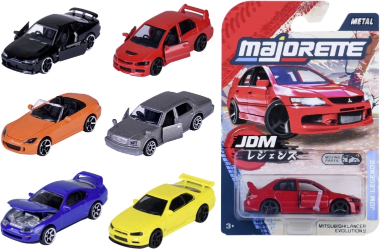 Majorette Legends premium Japan Series autootje - 1 stuk