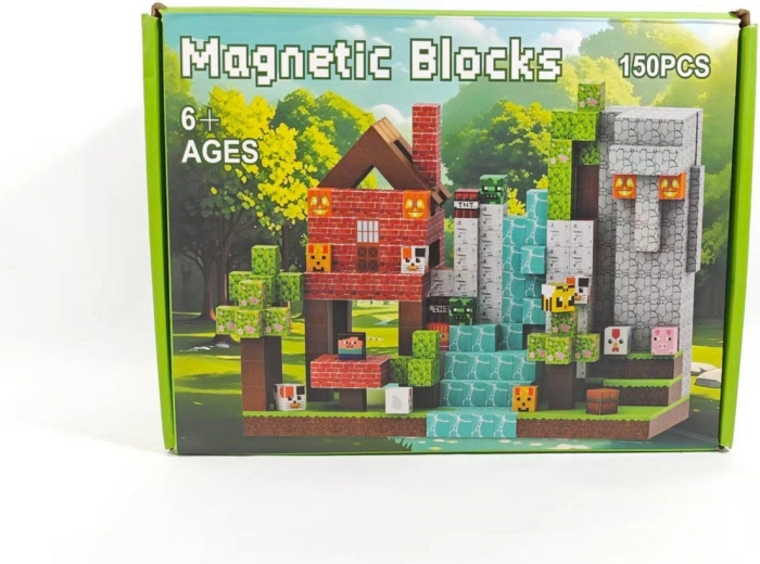 Magnetische 3D-blokjes – set van 150 onderdelen