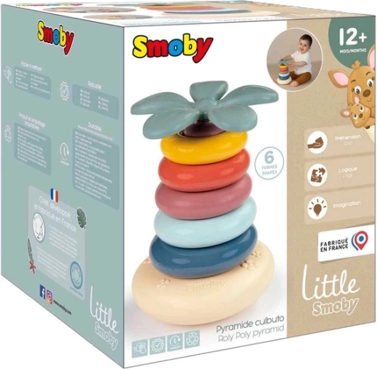Smoby Little Smoby schommelende stapelpiramide