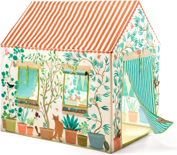 Stoffen speelhuis voor kinderen Franse platteland DJECO