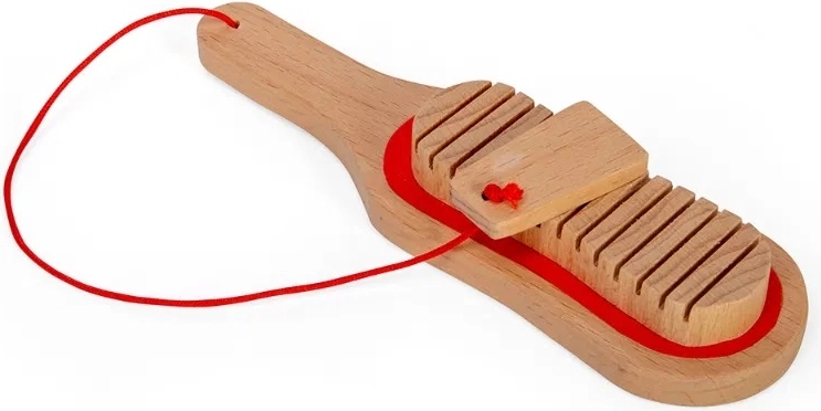 Bigjigs Toys houten guiro – natuurlijke uitvoering
