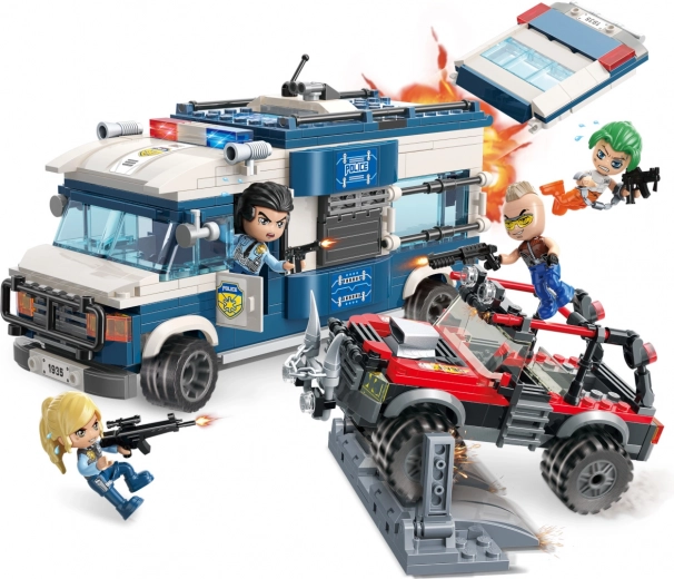 Bouwpakket Mine City Politie Ontvoerders Gepakt