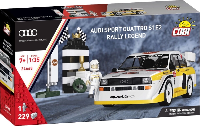 Cobi Audi Sport Quattro S1 E2 – rallylegende 1:35 (229 onderdelen)
