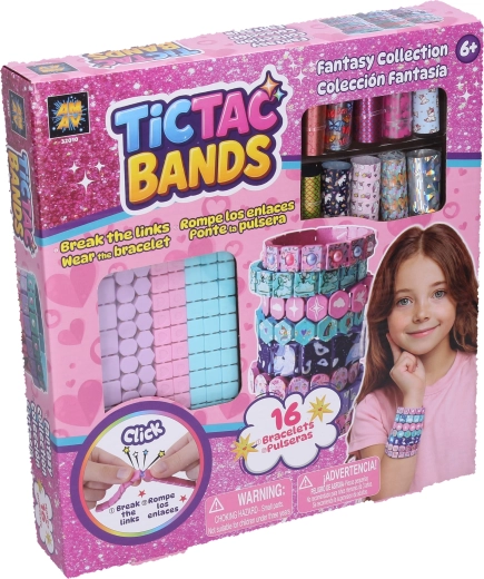 TICTAC BANDS set voor het maken van armbanden Fantasy-collectie - 16 stuks