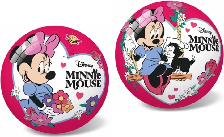 Star bal Disney Minnie met bloemen 23 cm