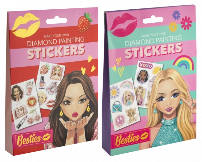 Diamond painting Besties - stickers