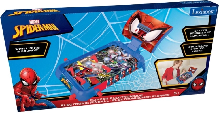 Elektronische tafelpinball SPIDER-MAN van Lexibook