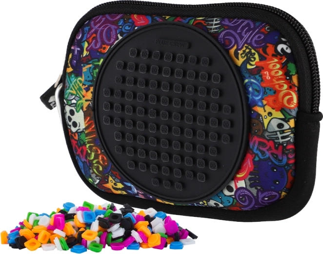Pixie Crew klein etui graffiti