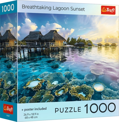 Trefl puzzel Zonsondergang boven de lagune 1000 stukjes