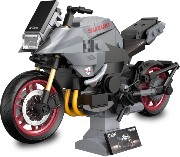 CaDA Suzuki Katana bouwset 1:12 grijs