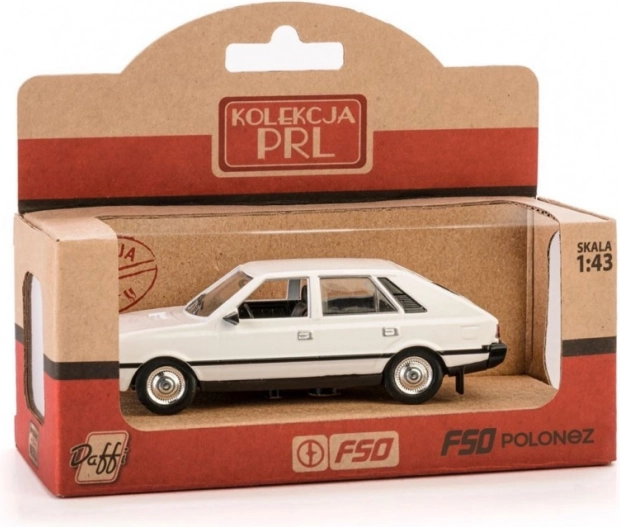 Modelauto FSO Polonez 1:43 – witte metalen model