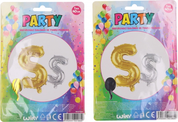 Opblaasbare ballon - letter S