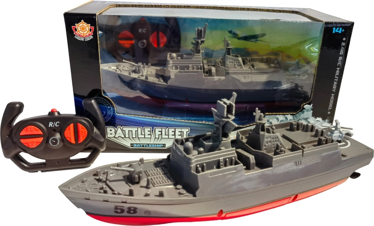 RC militaire slagschip 1:16