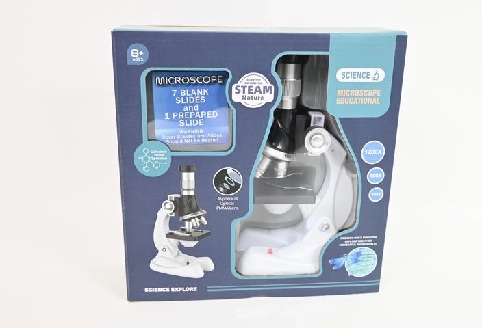 Educatieve microscoop voor kinderen 100–1200×