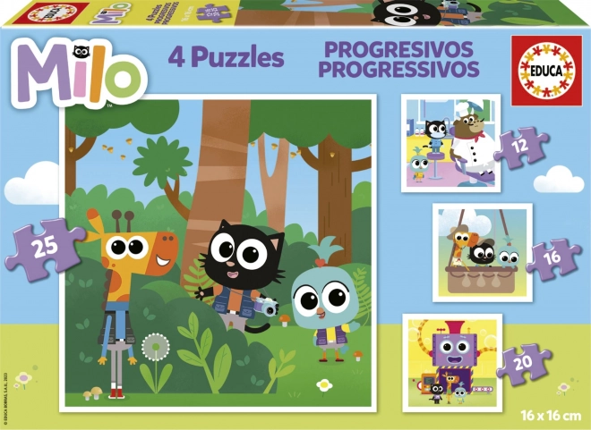 Educa Puzzel Milo 4 in 1