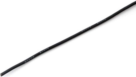 Siliconen draad MSP 2,5 mm² (13 AWG) zwart 1 m