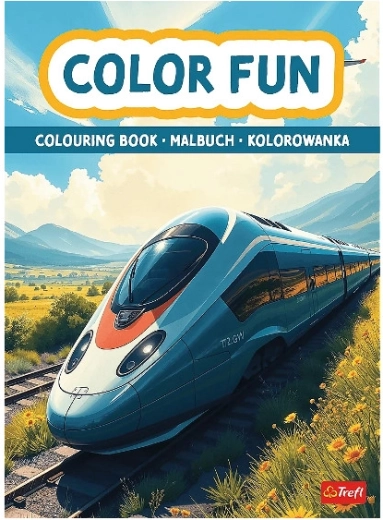 Kleurboek Treinen en Vliegtuigen