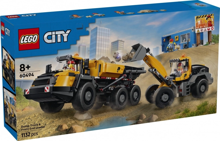 LEGO City kiepwagen en wiellader