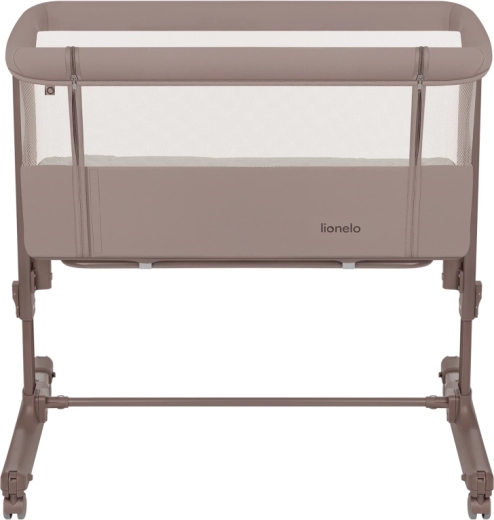 Lionelo Aurora 3v1 kinderbedje en aanschuifbedje beige taupe
